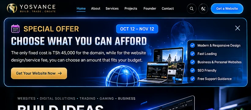 YOSVANCE Choose What You Can Afford special website offer, October 12 to November 12